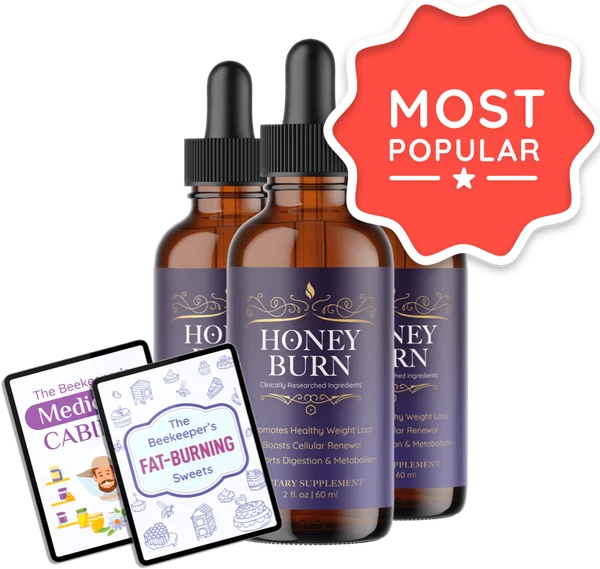 HoneyBurn 3 Bottles package